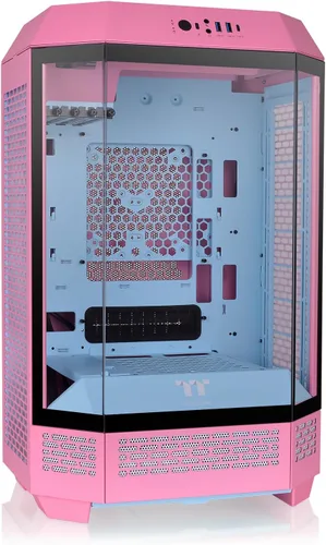 Vista 9 de Thermaltake Carcasa micro ATX negra Tower 300; ventilador CT de 0.079 x 5.512 in incluido; soporta radiador de hasta 16.535 in; kit de soporte