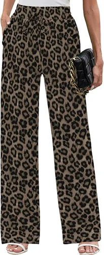 Vista 39 de Heymoments Wide Leg Pant for Women High Waist Trouser A01-negro