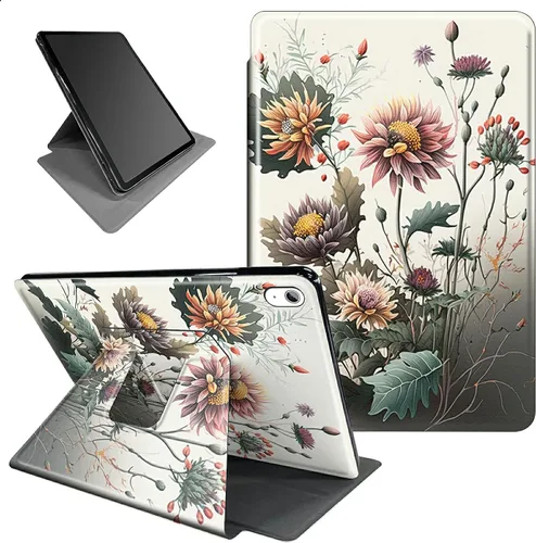 Vista 56 de Funda para iPad mini 6 para iPad mini 6ª generación 8.3 pulgadas 2021 360 grados giratorio soporte ligero protector inteligente cubierta
