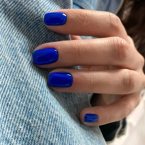 Vista 17 de 48 piezas de uñas postizas a presión color burdeos, uñas falsas en forma de almendra, pegamento para uñas, uñas de longitud media