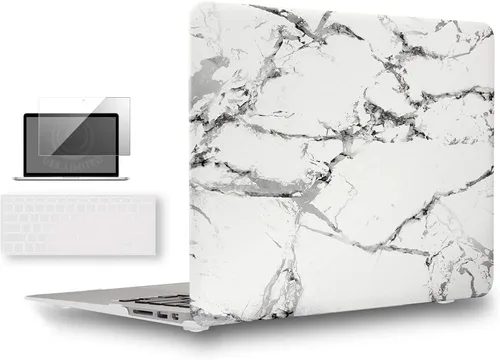 Vista 9 de UESWILL Funda rígida mate 3 en 1 compatible con MacBook de 12 pulgadas con pantalla Retina modelo A1534 + funda de teclado y protector de pantalla
