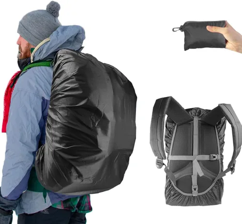 Vista 11 de Frelaxy - Funda impermeable para mochila, nivel de impermeabilidad de 10000 mm, estructura multicapa ultrarresistente mejorada, correa con hebilla