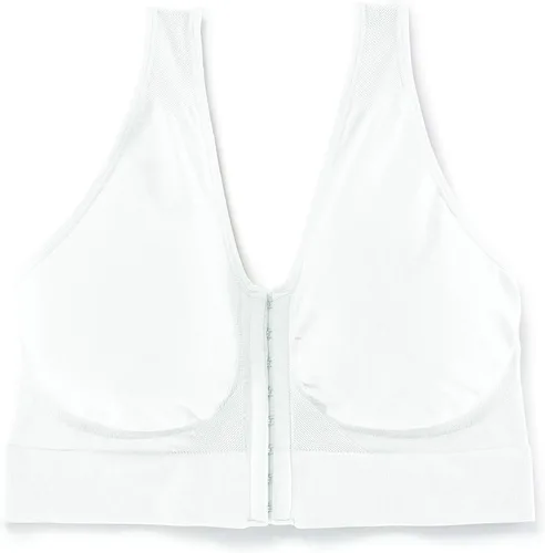 Vista 3 de Hanes Women's Just My Size Pure Comfort Full Figure Bra, Front-Close Wireless T-Shirt Bra
