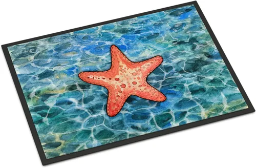 Vista 24 de Caroline's Treasures BB5366MAT - Tapete para puerta delantera de 18 x 27 pulgadas, para interiores y exteriores, antideslizante, lavable, de pelo