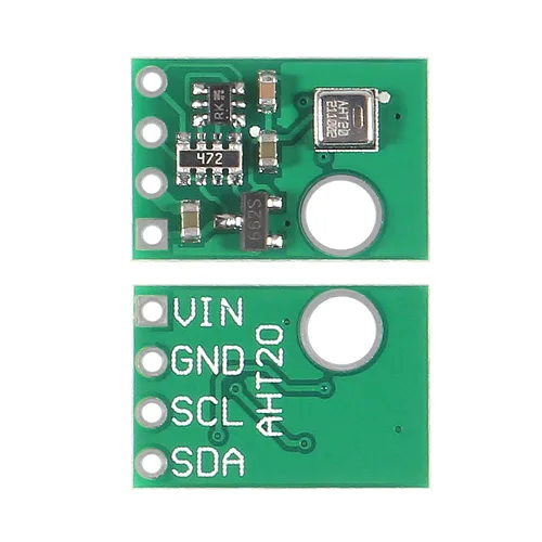Vista 5 de UMLIFE 4 unids AHT20 I2C Sensor de temperatura y humedad Módulo de alta precisión Sensor de humedad Sonda DHT11 AHT10 Versión actualizada