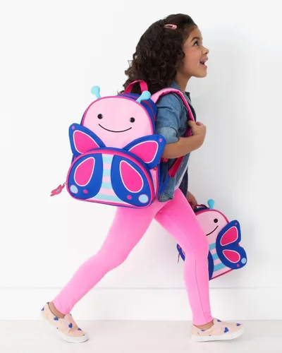 Vista 12 de Skip Hop - Mochila para preescolar, colección Zoo, para niños pequeños de 3 a 4 años, diseño de llama