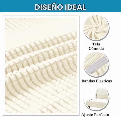 Vista 3 de Funda para futón Flamingo P de gran elasticidad sin brazos - Funda para sofá futón de tamaño completo y queen, de jacquard suave y grueso