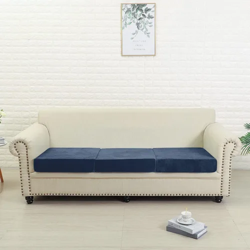 Vista 11 de Jonuiony Funda universal para sofá resistente al desgaste, fundas de terciopelo elástico para cojines separados para sofá, fundas de sofá