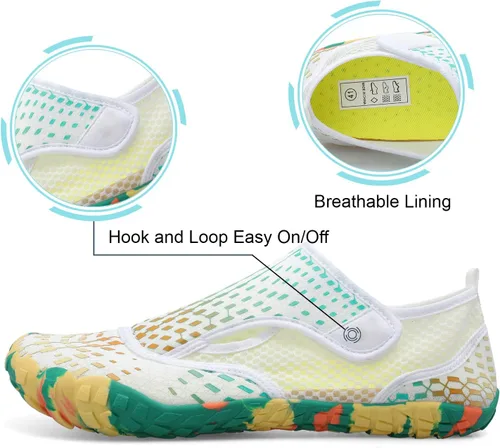 Vista 3 de Centipede Demon - Zapatos de agua para natación para mujeres y hombres, de secado rápido, descalzos, tenis acuáticos para playa, senderismo, buceo