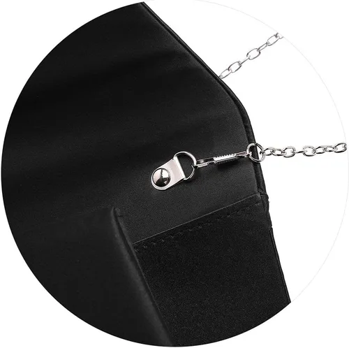 Vista 7 de Bolso de mano de noche para fiesta de graduación, elegante, formal, sobre de boda