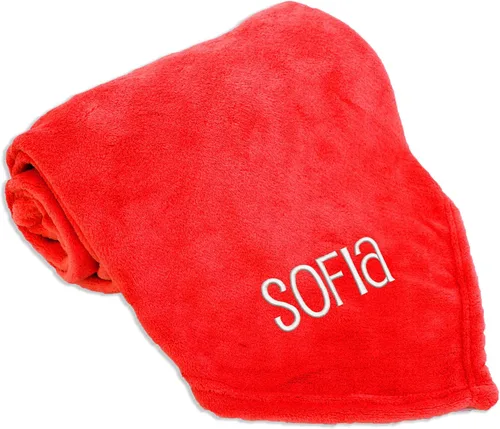 Vista 9 de Threadart Manta personalizada bordada con nombre súper suave y ultrasuave, manta de forro polar de 50 x 60 pulgadas, bordado personalizado incluido