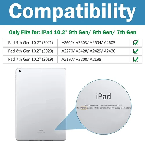 Vista 2 de ProCase Protector de pantalla de privacidad para iPad 10.2, 9, 8, 7, 2021, 2020 y 2019, protector de película de vidrio templado antiespía