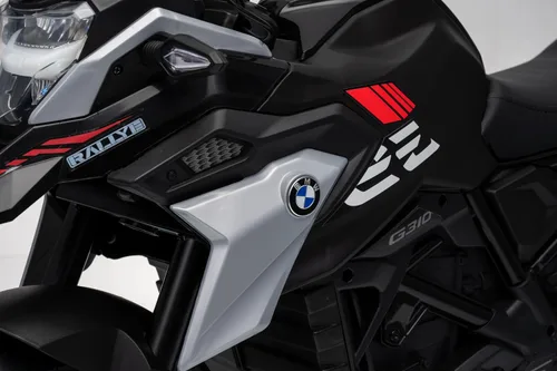 Vista 5 de BMW licencia 24V niños motocicleta eléctrica, 300W bicicleta Negro