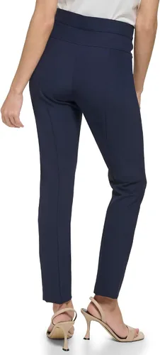Vista 3 de Calvin Klein Pantalón ajustado Tech elástico con parte delantera plana para mujer