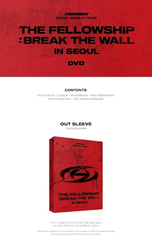 Vista 2 de ATEEZ WORLD TOUR [THE FELLOWSHIP : BREAK THE WALL] IN SEOUL DVD