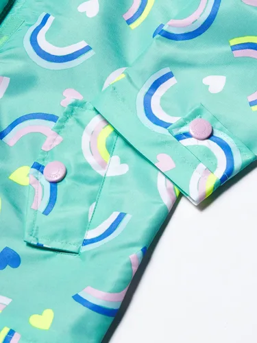 Vista 4 de Carter's Chaqueta de Lluvia con Capucha para Niñas Pequeñas y Niñas con Forro de Peso Medio