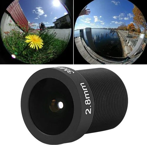 Vista 5 de Sonew Lente de cámara de seguridad, CCTV 0.110 in 3MP HD lente de tablero de 115 grados Ángel lente de cámara de seguridad accesorios de reemplazo