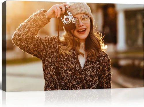 Vista 17 de GMissT Impresiones en lienzo con tus fotos – Cuadros personalizados sobre lienzo póster personalizado para decoración del hogar – Marcos flotantes