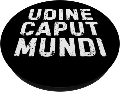 Vista 2 de Udine Caput Mundi Udinese Simpatica Uomo Donna Bambino PopSockets Adhesive PopGrip