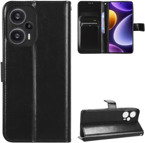 Vista 58 de Funda para Boost Mobile Celero 5G + Funda de piel con tapa para Boost Mobile Celero 5G Plus, color negro
