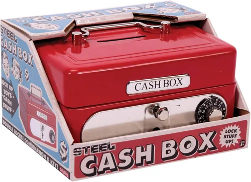 Vista 3 de Schylling Locking Cash Box Red, 1 EA