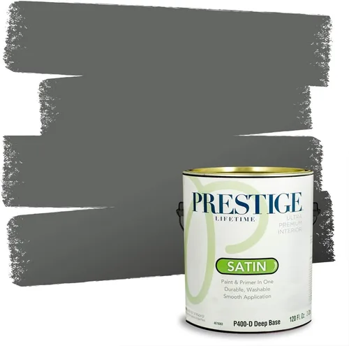 Vista 67 de Prestige Paints - 2 en 1, pintura base y pintura de exterior, P400-D-SW7053