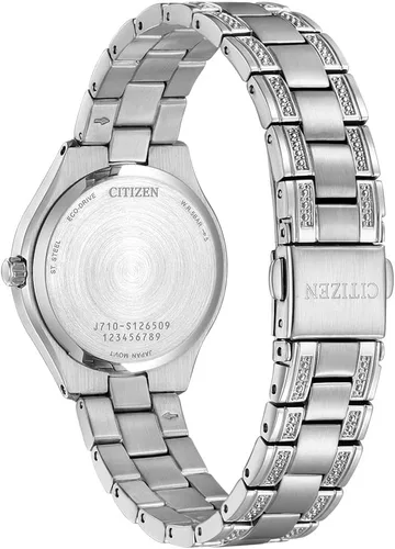 Vista 3 de Citizen Reloj de mujer Eco-Drive Silhouette Crystal Pink Dial 1.181 in FE1230-51X, Rosado, Moderno