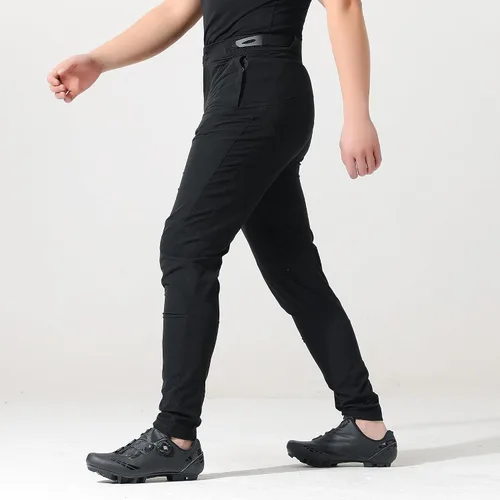 Vista 5 de VEXALON Pantalones de ciclismo de montaña, BMX para hombre, de secado rápido, ligeros, transpirables, para ciclismo, descenso, ciclismo