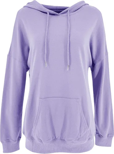 Vista 15 de Yuccalley Sudaderas con capucha y bolsillo de manga larga para mujer