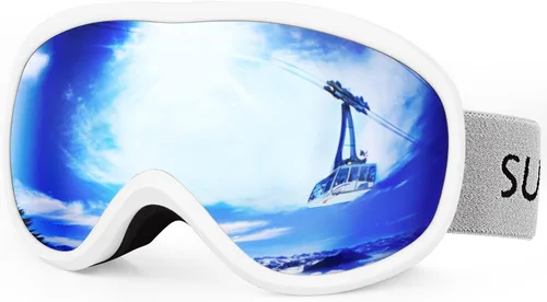 Vista 9 de Supertrip Gafas de esquí de nieve antivaho 100% protección UV gafas de esquí snowboard