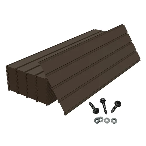 Vista 12 de Domi Paneles de Techado de Metal 20 PCS, Paneles de Techo Corrugado de Acero Galvanizado Impermeables de Servicio Pesado Paneles Laterales de Metal