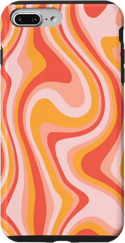 Vista 12 de iPhone 16 Retro Groovy Liquid Swirl Hippie 70's 80's Psychedelic Case