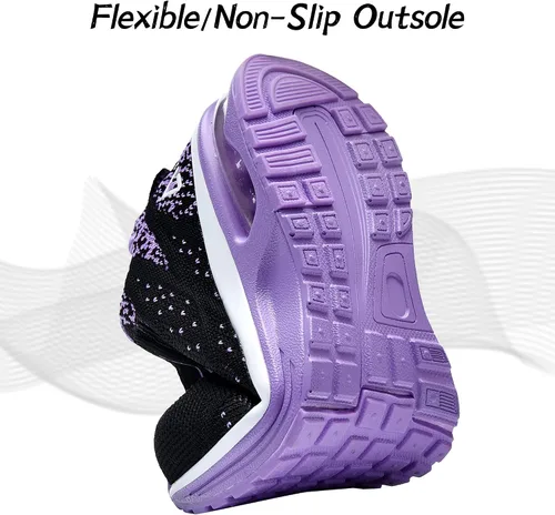 Vista 5 de PERSOUL Air Shoes - Zapatillas para niños y niñas, deportivas, para atletismo, gimnasio, correr
