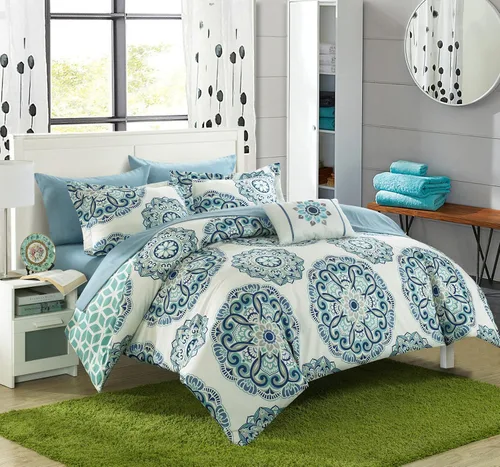Vista 21 de Chic Home Barcelona - Juego de edredón reversible