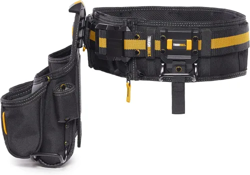 Vista 10 de ToughBuilt Serie ClipTech – Juego de cinturones de herramientas Pro Framer de 3 piezas, sistema modular ClipTech con 2 bolsas profesionales