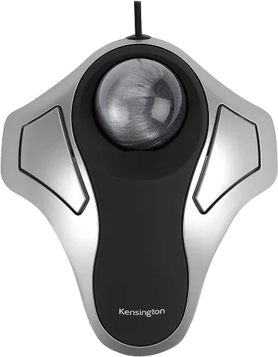 Vista 4 de Kensington Orbit Optical Trackball Mouse USB 2.0, uso de mano izquierda/derecha, negro/plateado