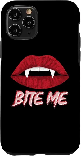Vista 29 de Bite Me Vampire Fangs DIY Halloween for Aspiring Dracula Case for iPhone 17