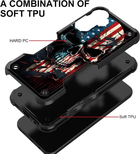 Vista 49 de Funda para Galaxy A14 5G, [Doble Capa][Protección contra Caídas de Grado Militar de 10 Pies] [Antideslizante] Funda Resistente a Prueba de Golpes