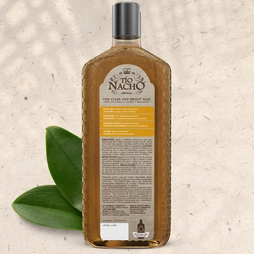 Vista 9 de TIO NACHO Shampoo Aclarado natural con jalea real y manzanilla 14 onzas líquidas