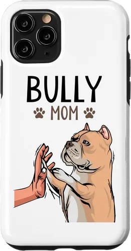 Vista 28 de Funda para iPhone 13 Pro Max American Bully Mom Dog Mama Dog Dog Holder
