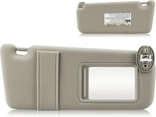 Vista 12 de Visera solar con luz para Toyota Venza 2009-2016 con techo corredizo, reemplazo de visera solar beige del lado izquierdo del conductor 74320-0T021-A1