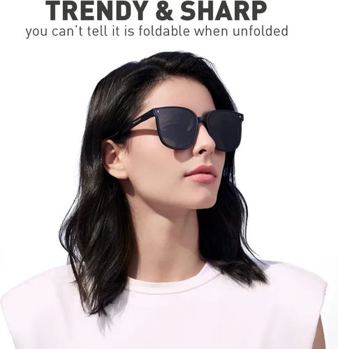 Vista 5 de BENEUNDER Gafas de sol plegables polarizadas ultraligeras con protección UV400