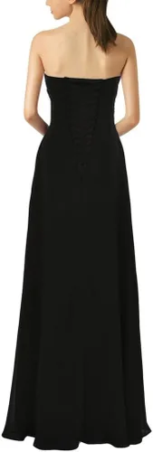Vista 2 de Lemai Vestidos de dama de honor para mujer, con pliegues en forma de corazón