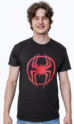 Vista 3 de Marvel Spider-Man Miles Morales Icon Logo Spiderverse Camiseta para adulto