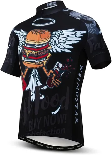 Vista 11 de Camisetas de ciclismo para hombre, camiseta de ciclismo de montaña, manga corta, transpirable, camisetas de ciclismo de secado rápido