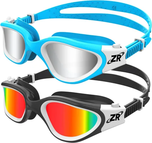 Vista 14 de ZIONOR Gafas de natación para niños, paquete de 2 gafas de natación polarizadas G1MINI para niñas/niños