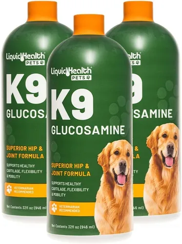 Vista 8 de Glucosamina K-9 de Liquid Health, Fórmula de Cadera y Articulaciones, 32 onza
