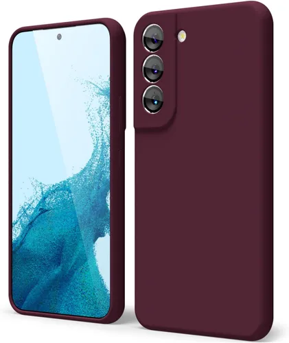 Vista 416 de oakxco Funda para teléfono Samsung Galaxy S8 de silicona líquida, delgada y fina de gel de goma suave TPU cubierta protectora simple llana