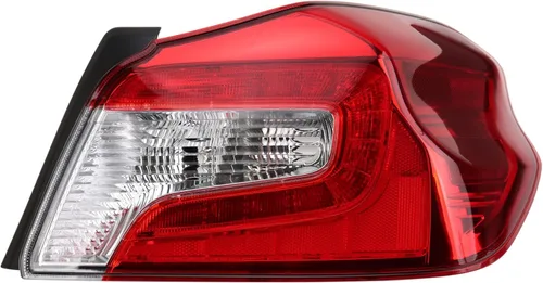 Vista 109 de Ensamble de luz trasera exterior TRQ para lado del conductor izquierdo trasero. Compatible con Toyota Corolla XLE 2020, 2021, 2022 y Toyota Corolla