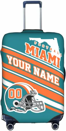 Vista 13 de Fundas de equipaje personalizadas con nombre y número, funda de maleta lavable elástica personalizada para equipaje, Arizona, Fútbol
